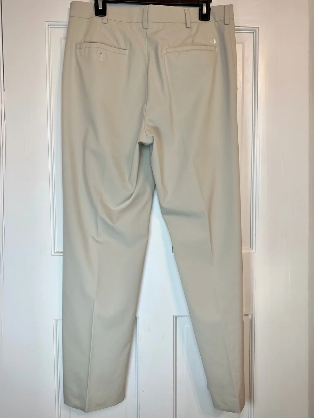 Grand Slam Performance Golf Pants Men’s 33x30 Tan Stretch Flat Front Polyester